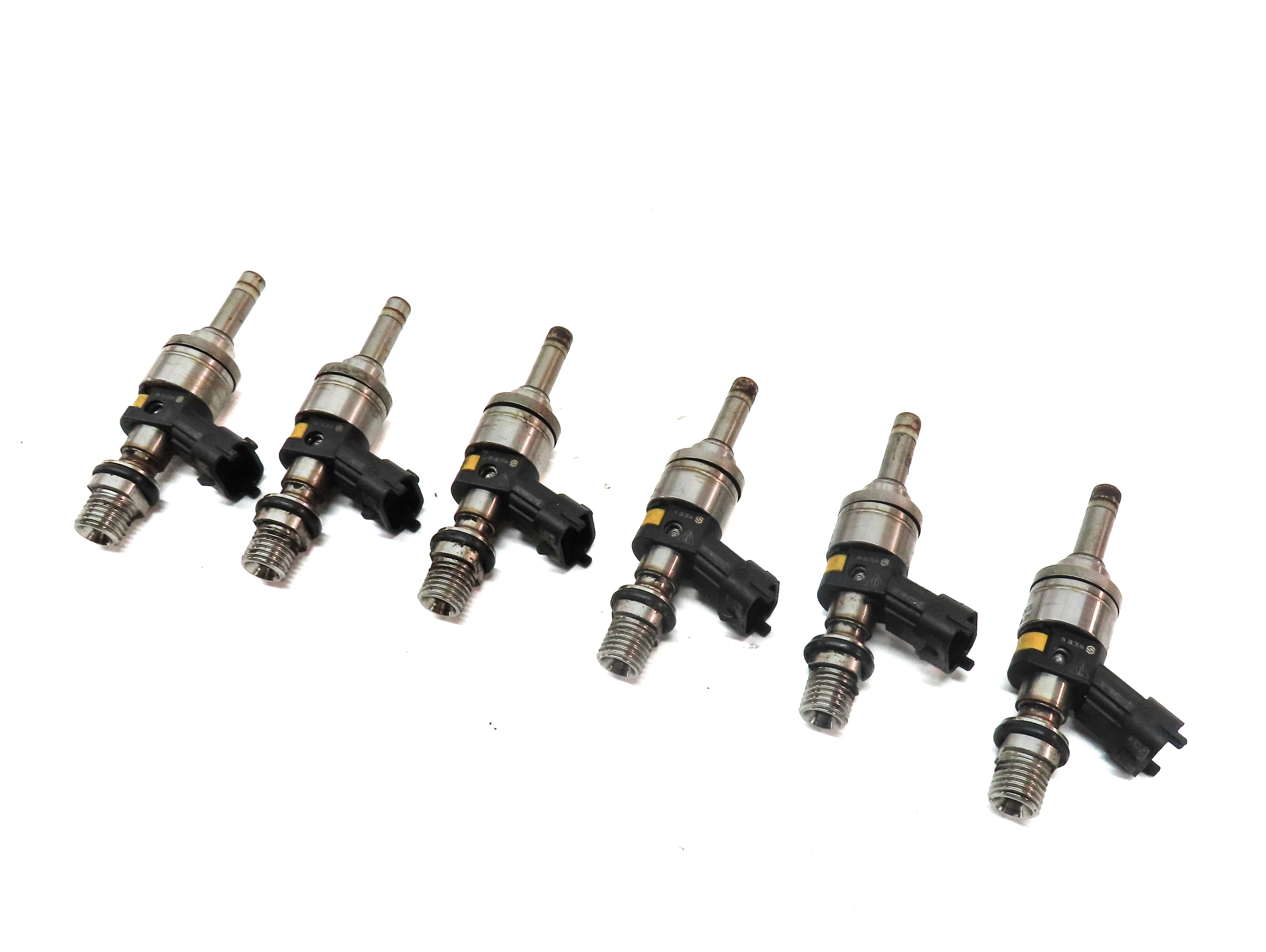 2014-2018 PORSCHE CAYENNE (958) 4.8L TURBO ENGINE FUEL INJECTOR SET 6 — exact item pictured